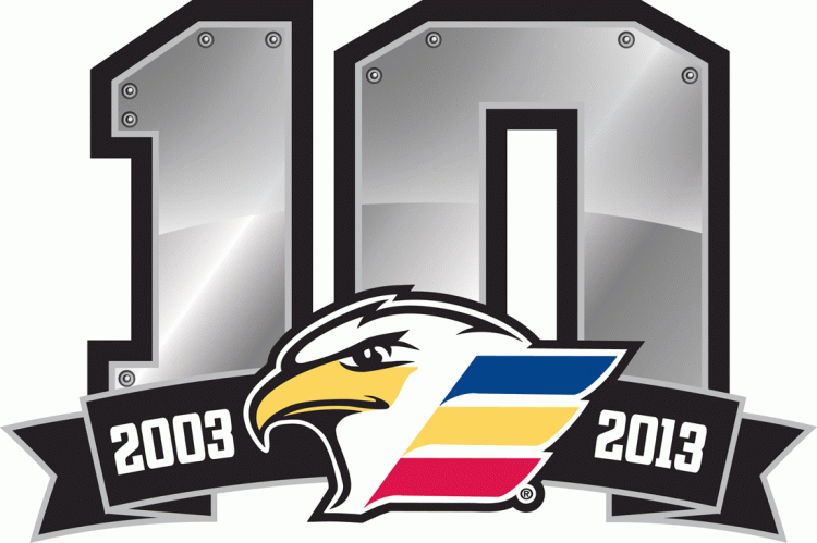 colorado eagles 2012 anniversary logo iron on transfers for clothing